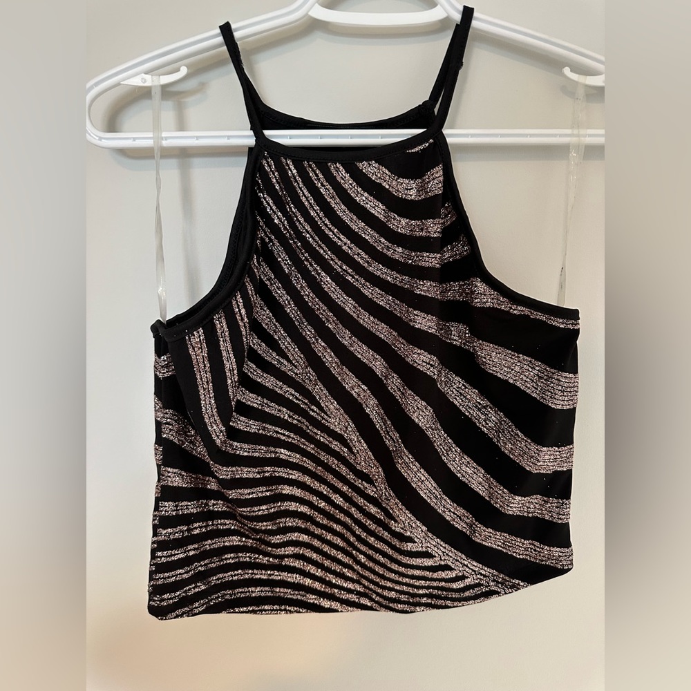 Holiday Sparkle crop top